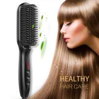 Private Label Hair Straightener Brush Hot Comb Electric planchas de cabello Multi-Functional Beauty Equipment lisseur cheveux